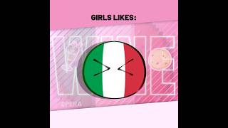 GIRLS and BOYS Favorite Countryballs countryballs edit [upl. by Ecadnac68]