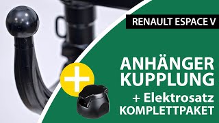 Anhängerkupplung abnehmbar RENAULT ESPACE V  Westfalia Komplettsatz  Montage von Rameder [upl. by Conte]