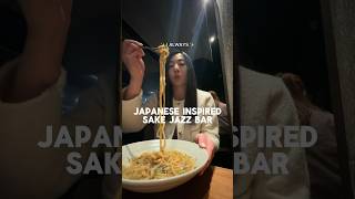 SAKE amp JAZZ BAR  Best Restaurants in Sydney📍Ante sydneyfood [upl. by Geneva674]