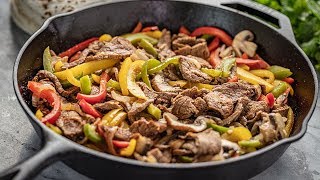 How to Make 20 Minute Steak Fajitas [upl. by Bridges874]