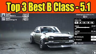 Top 3 Best B Class Car in NFS Unbound Update 51 [upl. by Yve]