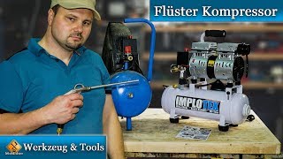 Flüster Kompressor Ölfrei  Mein neuer Silent Kompressor  Review von M1Molter [upl. by Ellerol]