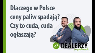 Dlaczego w Polsce ceny paliw spadają Czy to cuda cuda ogłaszają [upl. by Eeuqram]