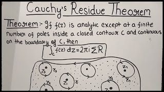 Cauchy residue theoremStatement and ProofComplex AnalysisTheta Classes [upl. by Jenness502]