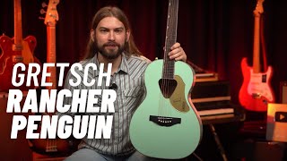 Gretsch Rancher Penguin Parlor AcousticElectric Full Review amp Demo [upl. by Danielle913]