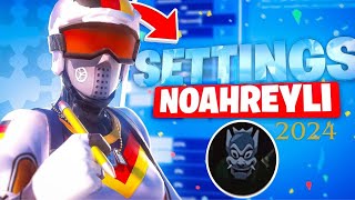 Noahreyli Settings Fortnite 2024 [upl. by Tahp]