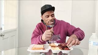 AampR BBQ rib tip plate with barbecue baked beans and coleslaw [upl. by Aisital]