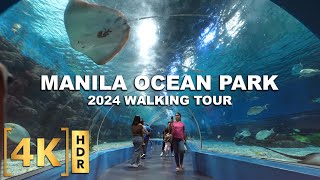 2024 Complete Tour of MANILA OCEAN PARK  The First Oceanarium in the Philippines  Walking Tour [upl. by Adnoyek]