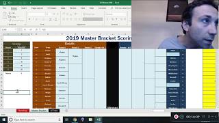 How to Run the Greatest March Madness Bracket in Excel 2019 [upl. by Ilyak]