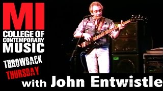 John Entwistle  Throwback Thursday from the MI Vault [upl. by Erdried829]