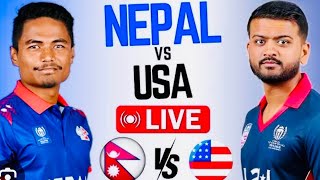 Live Cricket Nepal Vs USA 2024 [upl. by Aina247]