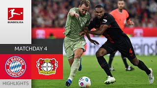 Pure Drama In Absolute Top Match  FC Bayern  Leverkusen  Highlights  MD 4 – Bundesliga [upl. by Reeves]