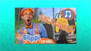 Blippi La Excavadora Blippi español Puzzle [upl. by Derwood]