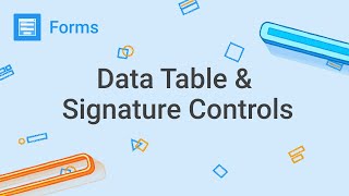 DataTable and Signature controls in SharePoint List View with Forms [upl. by Ihcego]