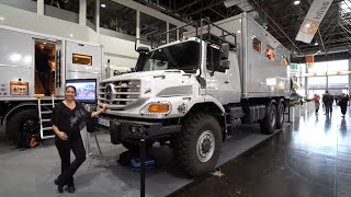 Größte Allrad Wohnmobile der Welt 2022  Mercedes Benz Zetros 6x6 Offroad Technik komplett erklärt [upl. by Cleti]