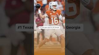 How far does texas fall fyp texas georgia cfb sec upset longhorns meme football shorts [upl. by Nyrehtac]