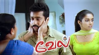 Vel Tamil Movie Scenes  Suriya insults Kalabhavan Mani  Surya reveals the truth  Surya Mass Scene [upl. by Thier]