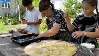 Oma kocht in der Natur des Dorfes  EINZIGARTIGES REZEPT VON OMA NAILA [upl. by Haniraz]