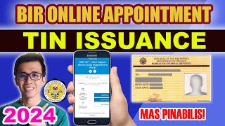 BIR ONLINE APPOINTMENT FOR TIN ISSUANCE  TAGALOG TIPS 2024 [upl. by Arocet264]