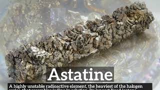 What is Astatine  How Does Astatine Look  How to Say Astatine in English [upl. by Idola241]