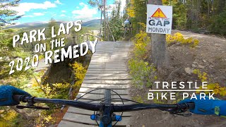 Park Laps on the 2020 Trek Remedy  Trestle Bike Park [upl. by Annayoj611]