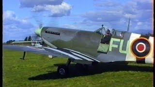 Spitfire Display By Sir Tim Wallis Hamilton New Zealand 1995 [upl. by Ahsinid68]