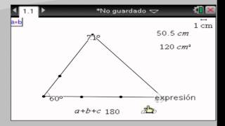 Tutorial de TI Nspire™ CX CAS Parte 7 Aplicación Geometría [upl. by Gothard26]