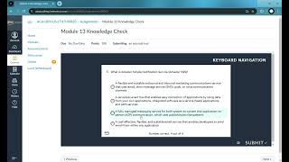 Module 13 Knowledge Check Solved 100 AWS Cloud Architecting [upl. by Eittol10]