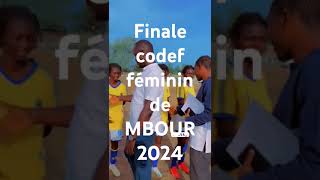 Finale codef féminin de MBOUR [upl. by Dick]