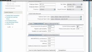 How to Calculate Canadian Payroll Tax Deductions  Guide [upl. by Dorothi]