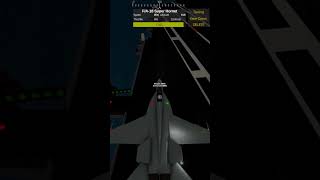 How to launch from an aircraft carrier aviation ptfs roblox fighterjet aircraftcarrier f18 [upl. by Meluhs]