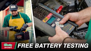 Free Battery Testing  OReilly Auto Parts [upl. by Aliuqet]