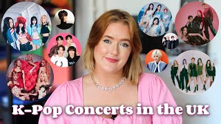 kpop concerts in the uk in the 2nd half of 2023 🇬🇧🇰🇷 [upl. by Ainoval]