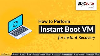 How to perform Instant Boot VM for Instant Recovery [upl. by Sherie]