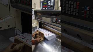 Esaf Bank notice perfect size programming nagai cutting machine [upl. by Isnam]