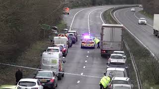 A27 cloed between Chichester and Emsworth [upl. by Hera]