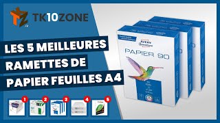 Les 5 meilleures ramettes de papier feuilles a4 [upl. by Nav609]