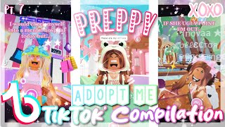 NEW Preppy Adopt Me Tik Tok Compilation❗️Pt 7 ☆🐹🐸 LuvinqKas 🎀💫💓🛼🥳 [upl. by Nadda]