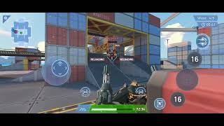 Testing Killshot Robot Minigun Weapon MECH ARENA Shooting Game 🤖🕹️ [upl. by Dlorrej]