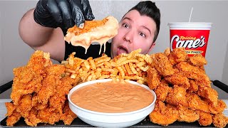 Raising Canes Fried Chicken With Sauce • The Best Chicken Ever • MUKBANG [upl. by Erasmus]