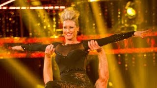 Denise Van Outen amp James Showdance to What A Feeling  Strictly Come Dancing 2012 Final  BBC [upl. by Bussey]