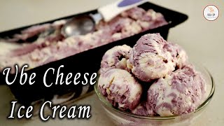 Ube Cheese Ice Cream I Homemade Purple Yam amp Cheese Ice Cream I Sis D Cooking Diary [upl. by Eiral872]