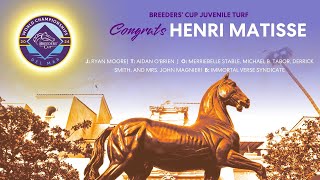 2024 Breeders Cup Juvenile Turf  Henri Matisse [upl. by Romy367]