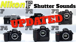 Nikon F1 F2 F3 F4 F5 F6 Sounds  updated [upl. by Erdah]