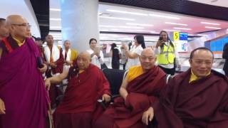 Guru Vajradhara The 12th Chamgon Kenting Tai Situpa arrival in New York USA [upl. by Spevek]