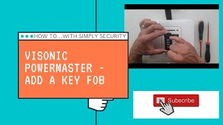 Add a keyfob to a Visonic Powermaster alarm [upl. by Suoivatnom166]