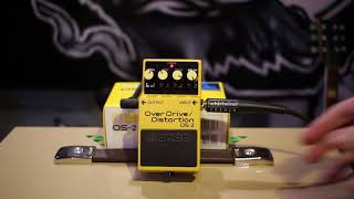 Boss OS2 Overdrive Distortion Demo Oficial Promusica por Mauro Cordero [upl. by Turk232]