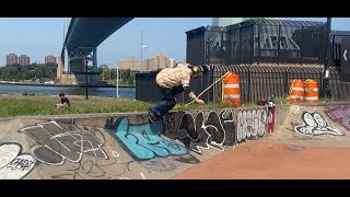 Wallie Backside 5050 Bank to Ledge  Jeff [upl. by Enidan38]