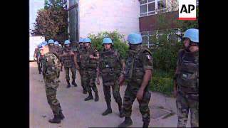 BOSNIA SARAJEVO UN BASE FORCED TO SURRENDER TO REBEL SERBS [upl. by Annam963]