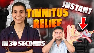 The Fastest Way to Stop Tinnitus 30Second Technique to Silence Ringing in the Ears [upl. by Elata318]